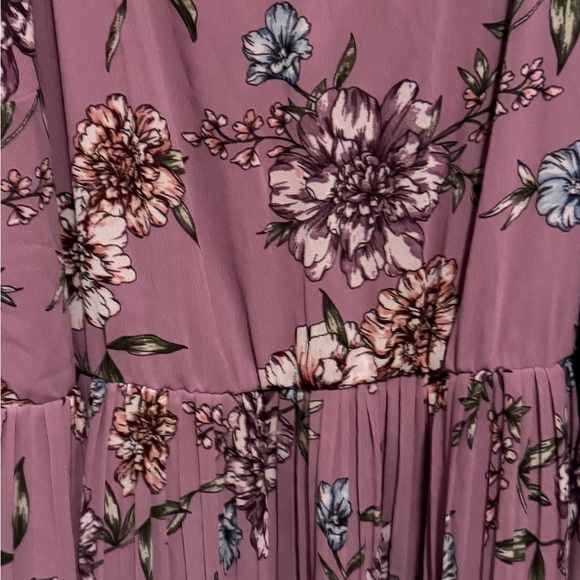 Torrid Purple Floral Print Casual Dress - Picture 4 of 5